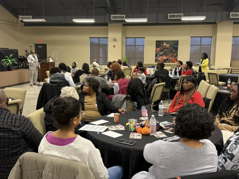 Parents and community members at an IT Girls gathering